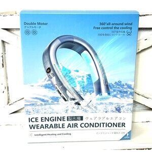 Ice Engine Wearable Air Conditioner Neck Cooling Heating Device Fan 1288Rck